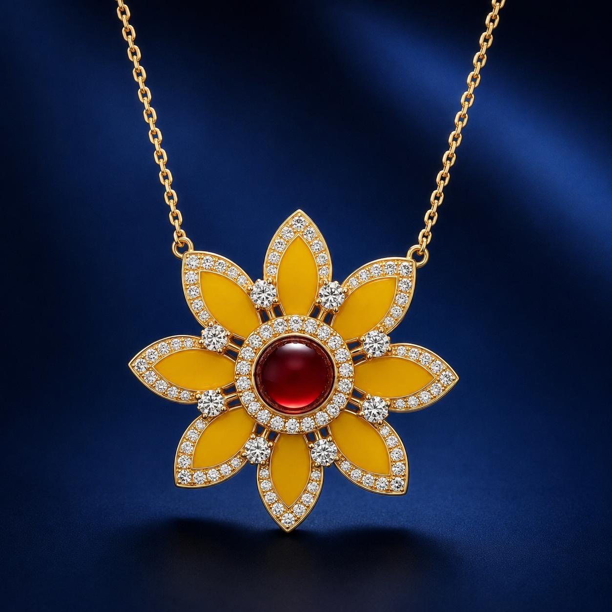 Ishraqa necklace, original brand collection image