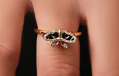 "Satyrium Black Onyx" Moza Happy Butterfly Collection